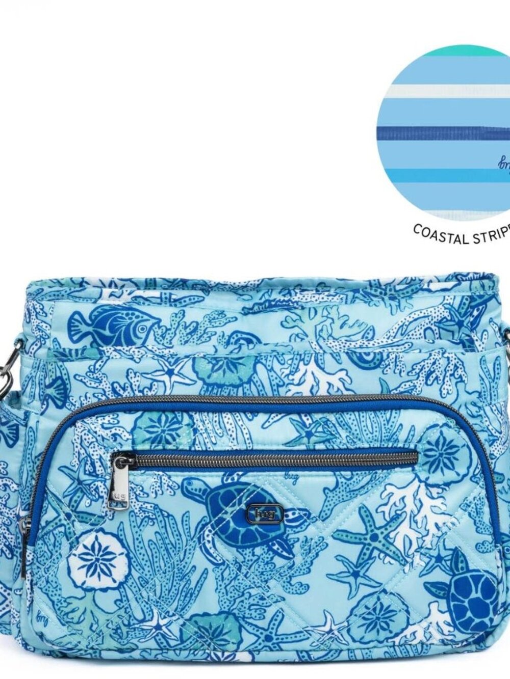 LUG - Shimmy SE Crossbody Bag in Sealife Blue